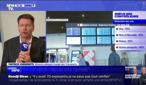 Grève des contrôleurs aériens: "Le pire a été évité", estime Patrice Vergriete, ministre délégué chargé des Transports