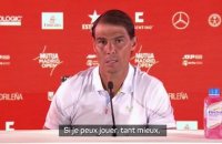 Madrid - Nadal : "Si Roland-Garros avait lieu aujourd'hui, je déclarerais forfait"