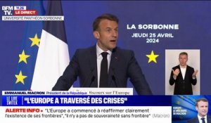 Emmanuel Macron: "L'Europe a commencé à réaffirmer clairement l'existence de ses frontières"