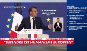Emmanuel Macron : «Je veux défendre une Europe de la majorité numérique à 15 ans»