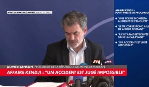 Affaire Kendji Girac :«L’hypothèse de l’accident est jugée impossible», explique le procureur