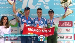 Cyclisme - Tour de Turquie 2024 - Tobias Lund Andresen récidive sur la 5e étape, Fabio Jakobsen 2e