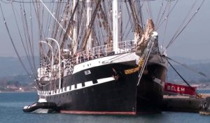 JO Paris 2024 : l’histoire du Belem, le voilier mythique qui va convoyer la flamme jusqu’à Marseille
