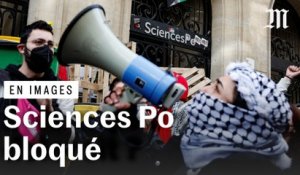 Sciences Po Paris bloqué par des étudiants propalestiniens