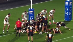 TOP 14 - Essai de Uini ATONIO (SR) - Stade Rochelais - RC Toulon