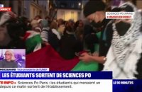 Levée du blocus de Sciences Po Paris: "L'administration envoie un message clair aux étudiants sur le soutien des populations palestiniennes", pour Salomé Hocquard (vice-présidente de l'UNEF)