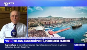 "J'en suis très fier": Albert Corrieri, centenaire et ancien déporté, portera la flamme olympique à Marseille