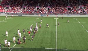 TOP 14 - Essai de Jonathan RURU (OYO) - Oyonnax Rugby - Castres Olympique