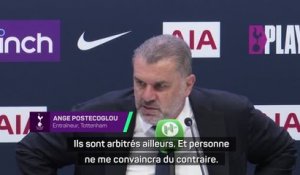 Tottenham - Postecoglou critique sur l’arbitrage : “Les matches ne sont plus arbitrés au stade”