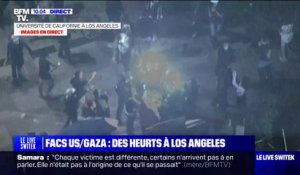 Guerre Israël-Hamas: des heurts éclatent entre étudiants sur le campus de UCLA à Los Angeles