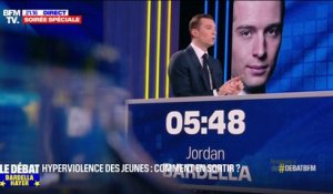 Jordan Bardella: "Tous les Français voient qu'il y a un lien statistique entre l'immigration anarchique et l'insécurité"  #débatBFMTV
