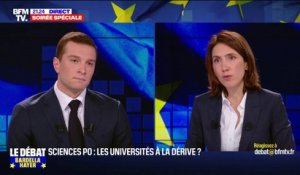 Valérie Hayer demande à Jordan Bardella de reconnaître que "Jean-Marie Le Pen a été le déshonneur de sa formation politique pendant 50 ans"