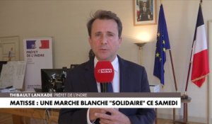 Thibault Lanxade, préfet de l’Indre : «Tout doit se dérouler dans le calme et la sérénité pour rendre cet hommage important à Matisse qui a été tué la semaine dernière»