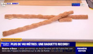 140,53 mètres: le record du monde de la plus longue baguette battu à Suresnes