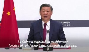 A Paris, Xi Jinping plaide avec Emmanuel Macron pour une "trêve olympique"