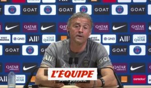 Enrique : «L'élimination fait encore mal» - Foot - C1 - PSG