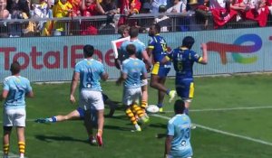 TOP 14 - Essai de Jack McINTYRE (USAP) - USA Perpignan - ASM Clermont