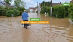 Au lendemain des inondations à Walhain