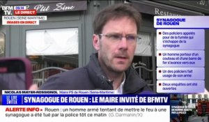 Synagogue de Rouen: Nicolas Mayer-Rossignol, maire PS de Rouen explique que "les forces de police sont arrivées très vite sur place"