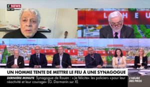 Rouen - Enrico Macias craque en plein direct sur CNews en apprenant la tentative d'attaque contre la synagogue: "Juifs, musulmans et chrétiens doivent se lever contre cet antisémitisme, cette méchanceté" - Regardez