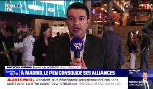 Depuis Madrid, Marine Le Pen consolide ses alliances européennes