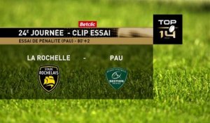TOP 14 - Essai de pénalité (SP) Stade Rochelais - Section Paloise