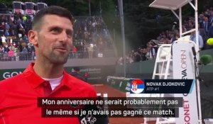 Genève - Djokovic : "Mon anniversaire ne serait probablement pas le même si je n'avais pas gagné"
