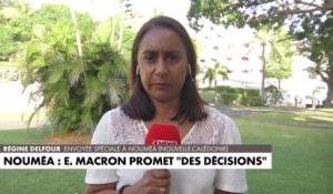 Nouméa : Emmanuel Macron promet «des décisions»