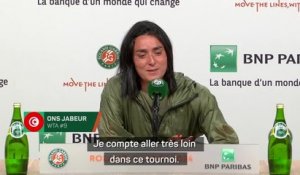 Roland-Garros - Jabeur : "Je compte aller très loin"