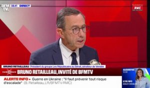 Gérard Larcher à Matignon? Bruno Retailleau "n'y croit pas"