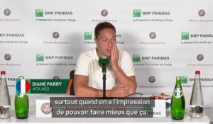 Roland-Garros - Parry déçue “surtout quand on a l'impression de pouvoir faire mieux”