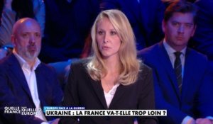 Marion Maréchal : «Vouloir soutenir l’Ukraine ne doit pas signifier faire la guerre à sa place et entrer en guerre avec la Russie»
