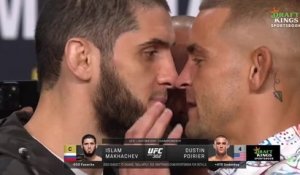UFC 302 - Le face-à-face hyper tendu entre Makhachev et Poirier !