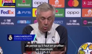 Real Madrid - Ancelotti : “Il faut avoir un peu de chance et il ne faut jamais baisser les bras”