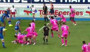 TOP 14 - Essai de Masivesi DAKUWAQA (SFP) - Castres Olympique - Stade Français Paris