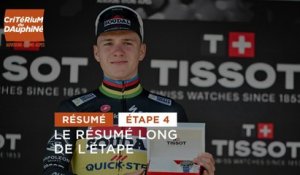 Critérium du Dauphiné 2024 - Résumé de l'Étape 4