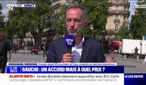 Emmanuel Grégoire, candidat PS aux législatives à Paris: "Il n'y aucune autre alternative que la gauche à l'arrivée du RN au pouvoir"