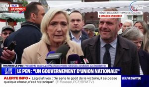 Marine Le Pen dénonce "le canal hystérique" des Républicains opposé à l'accord RN/Éric Ciotti