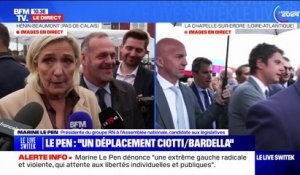 "Nous ne sommes pas comme les autres", affirme Marine Le Pen sur le binôme politique qu'elle forme avec Jordan Bardella