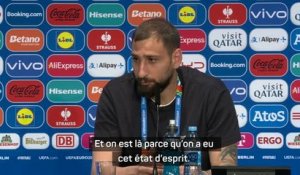 Italie - Donnarumma : "Attention aux contres de la Suisse"