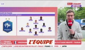 les Bleus en 4-4-2 losange face à la Belgique, ça se confirme - Foot - Euro 2024