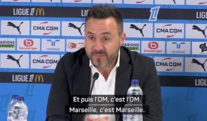 Marseille - De Zerbi : "L'OM, c'est l'OM, c'est une décision que je voulais à tout prix prendre"