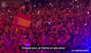 Espagne - Morata chante son amour à Yamal lors des célébrations