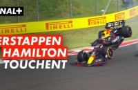 Le contact entre Max Verstappen et Lewis Hamilton à la fin du Grand Prix de Hongrie - F1