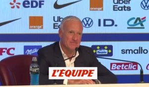 Deschamps : « Barcola a un potentiel énorme » - Foot - L. nations