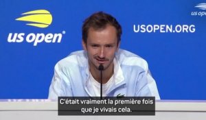 US Open - Medvedev sur l'alarme incendie : "C'était une expérience étrange mais ça m'a aidé !"