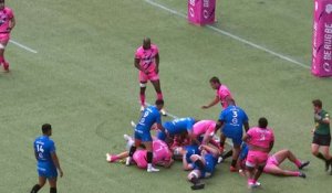 TOP 14 - Essai de Filipo NAKOSI (RCV) - Stade Français Paris - RC Vannes