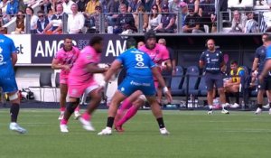 TOP 14 - Essai de Lucas PEYRESBLANQUES (SFP) - Stade Français Paris - RC Vannes