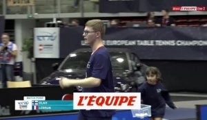 Ça passe pour Alexis Lebrun en seizièmes de finale - Tennis de table - Championnats d'Europe