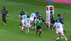 TOP 14 - Essai de Mateo CARRERAS (AB) - Aviron Bayonnais - Racing 92